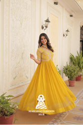 Fabric Fantasy Design with Stunning Party Flair - Special Designer Gown